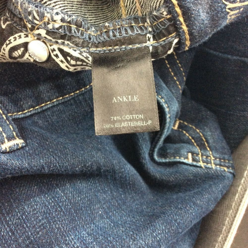 White House Black Market Womens Jeans Ankle Noir 4 - Picture 8 of 8